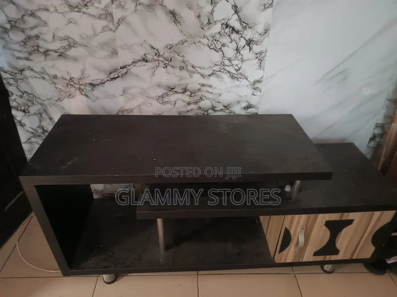 Fairly Used 3 + 1 Seater Sofa + TV Console + Side Stool