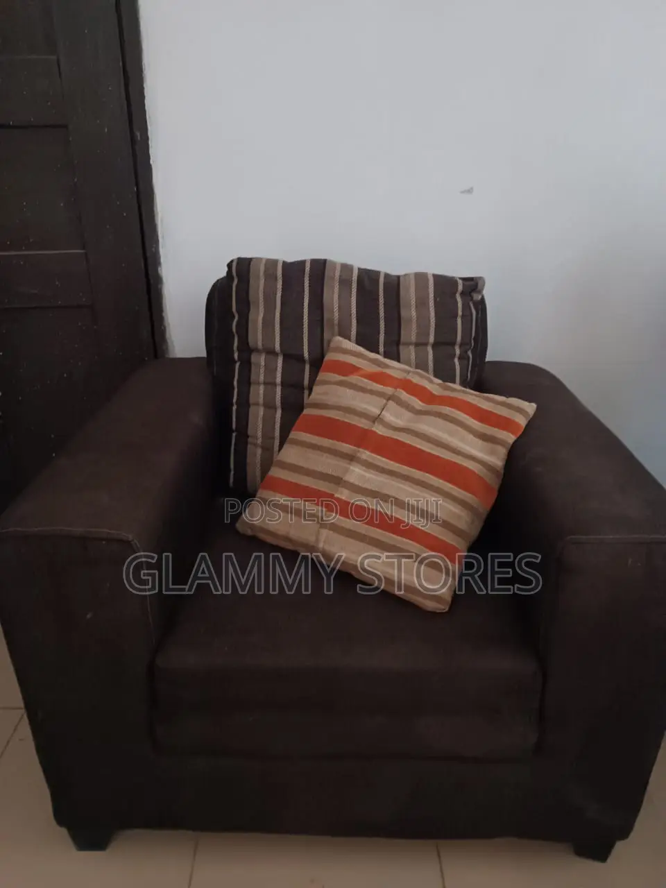 Fairly Used 3 + 1 Seater Sofa + TV Console + Side Stool