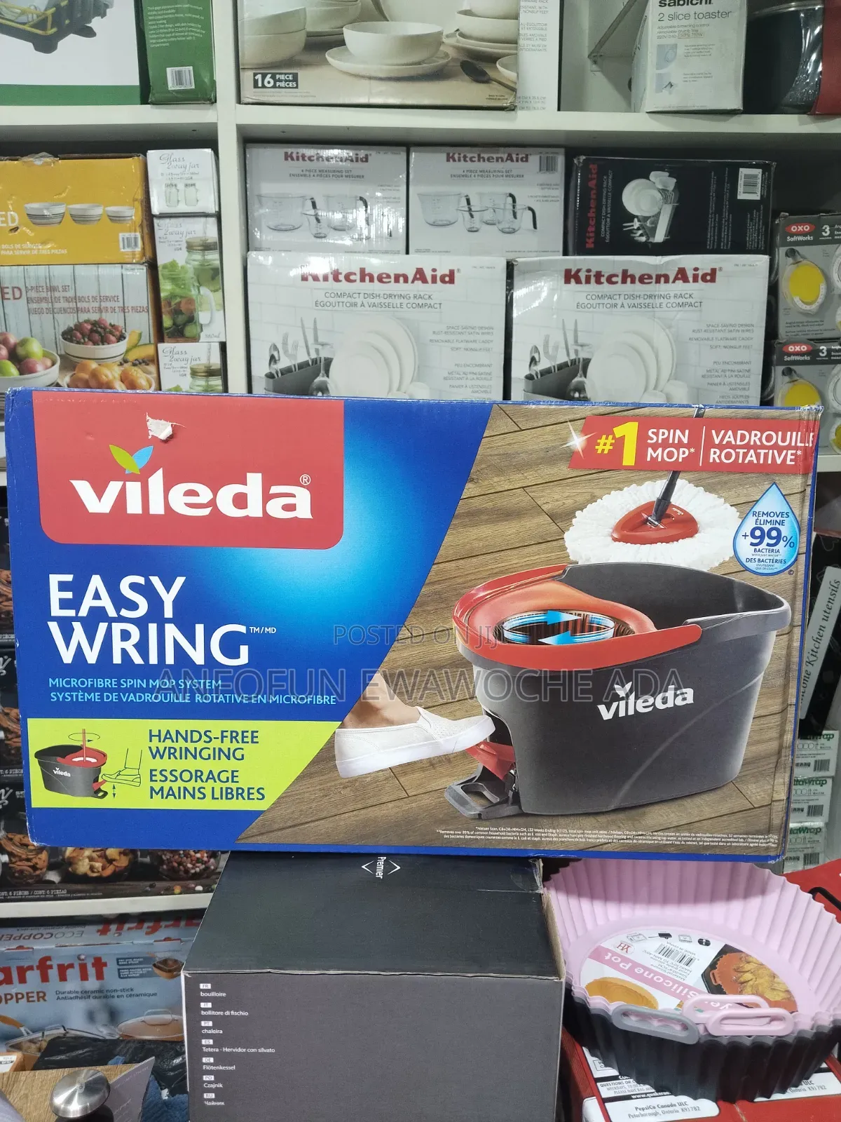 Vileda Easy Wring 1 Spin Mop Bucket System