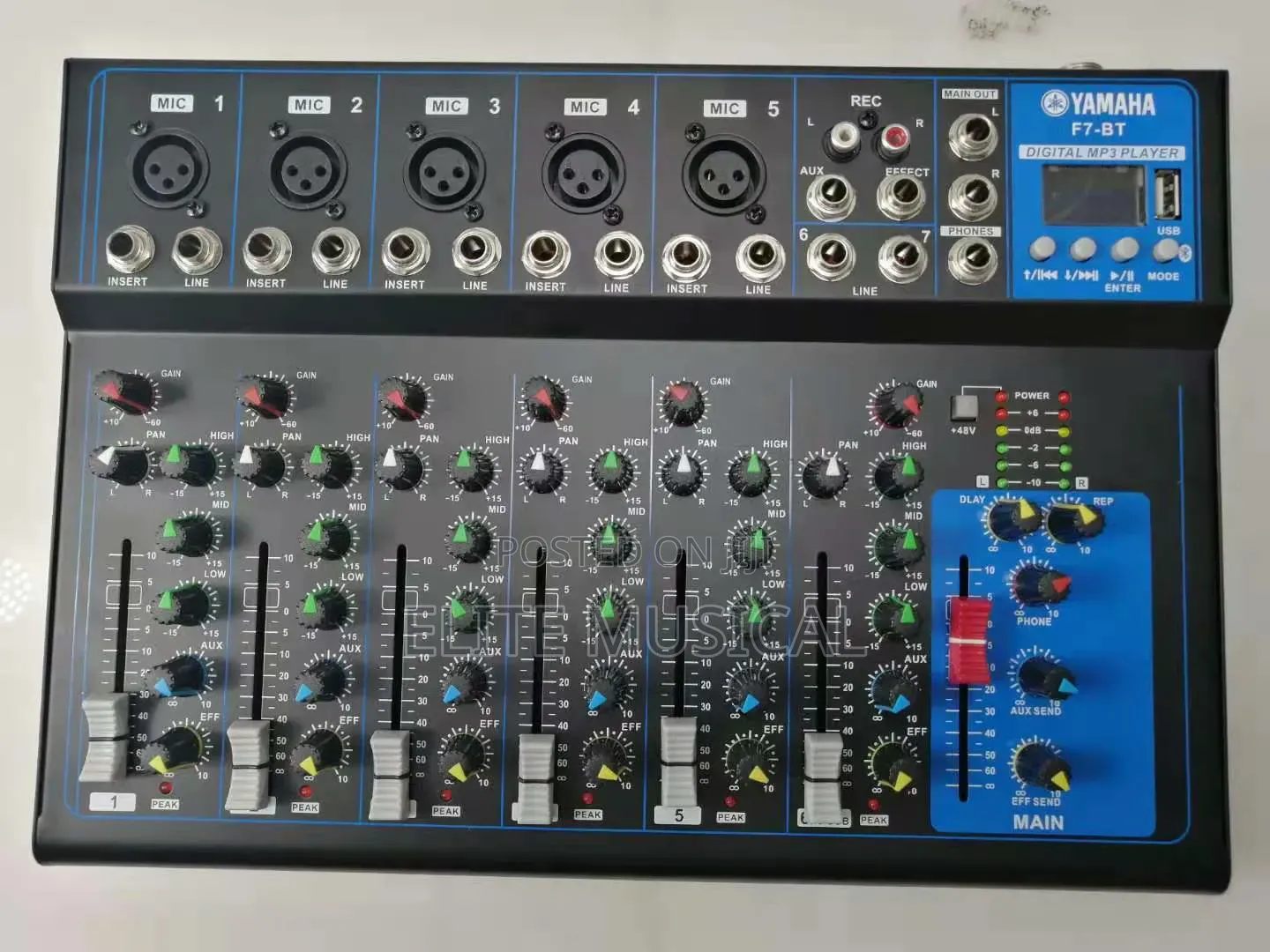High Quality 7-Channel Audio Mixer