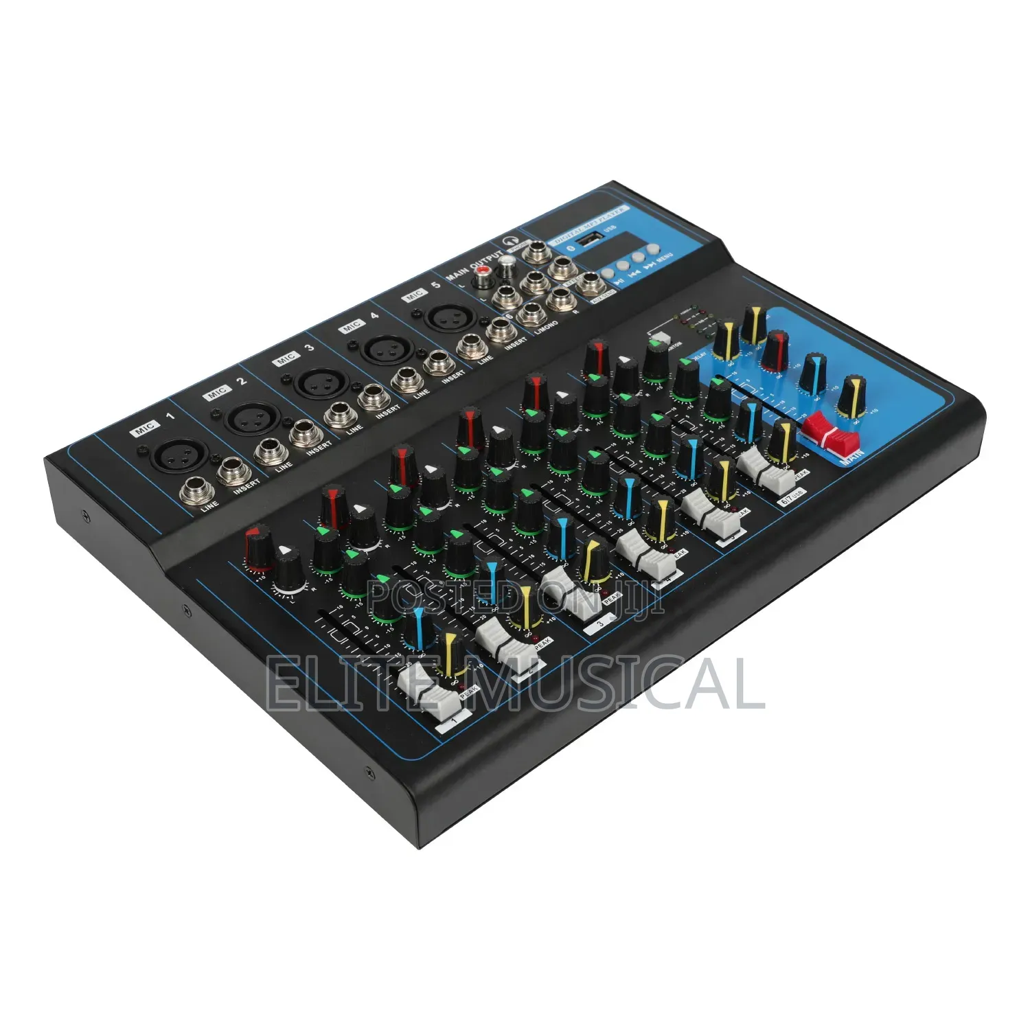 High Quality 7-Channel Audio Mixer
