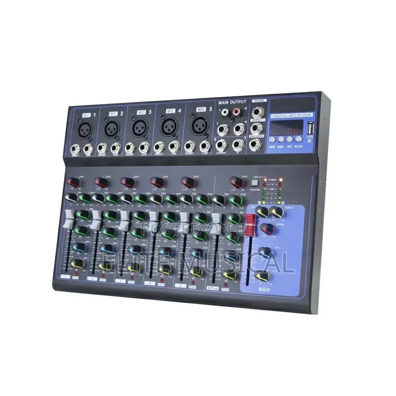 High Quality 7-Channel Audio Mixer