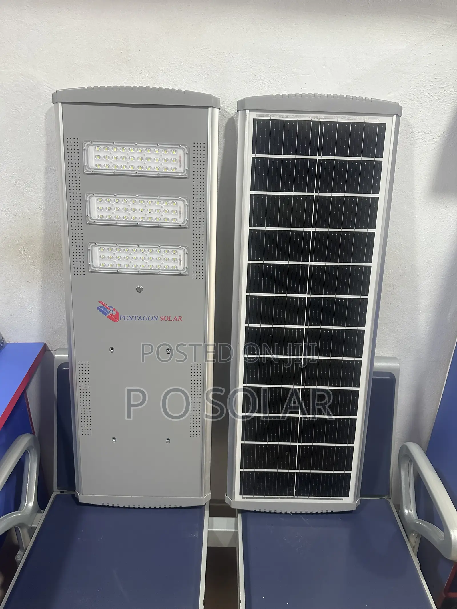 P O Pentagon All in One Industrial Solar Street Lights