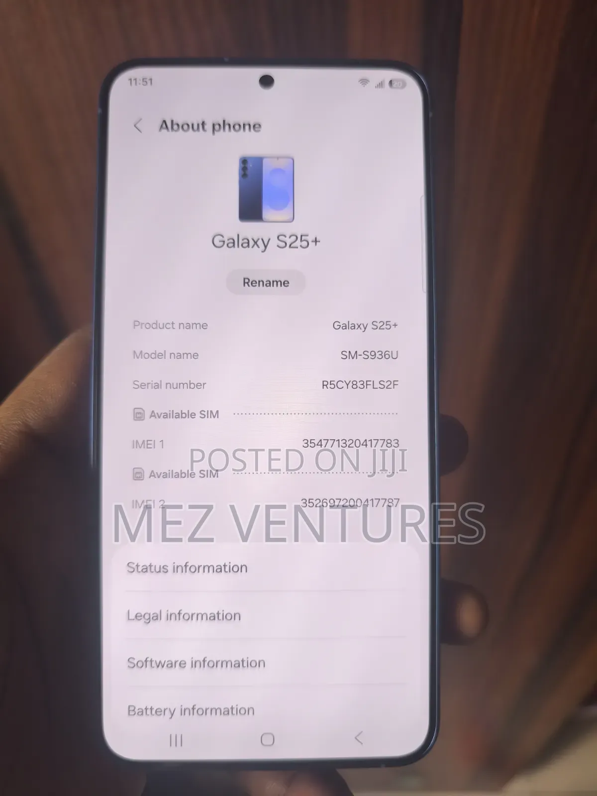 Samsung Galaxy S25+ 256 GB Blue