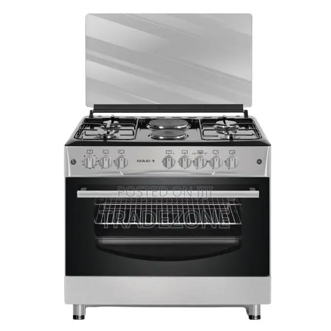 Maxi 60*90 4+2 Standing Gas Cooker With Auto Ignition | MAXI 60*90INOX