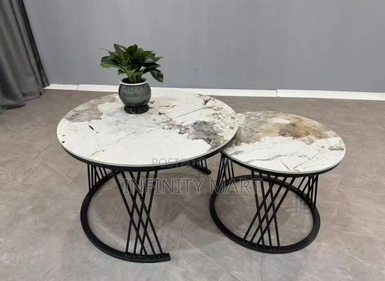 Modern Marble Top Center Table.