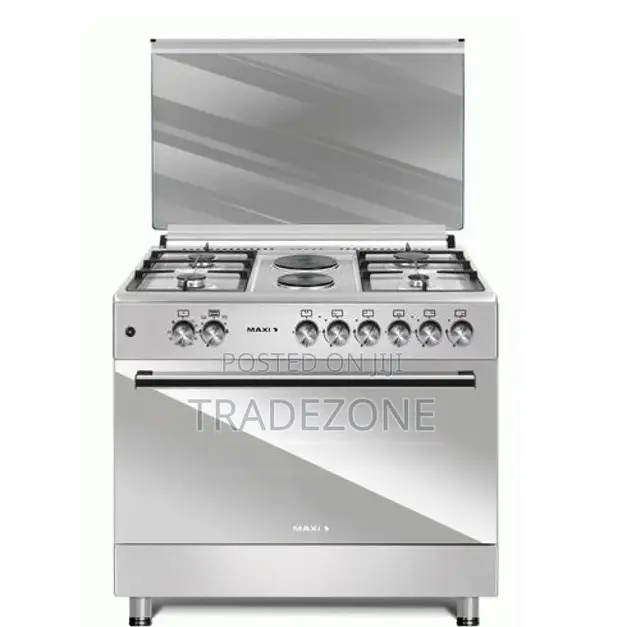 Maxi 60*90 4+2 Standing Gas Cooker With Auto Ignition | MAXI 60*90INOX