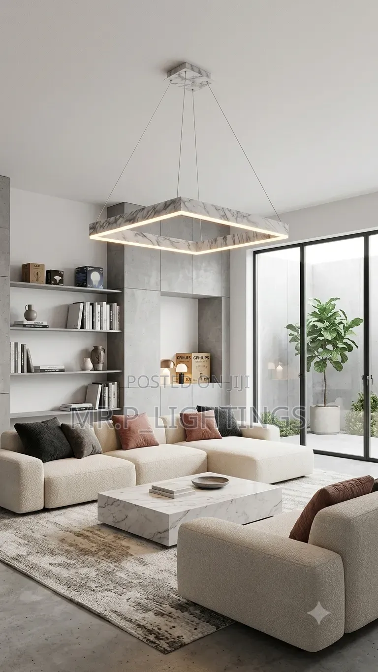 Modern Marble Chandelier