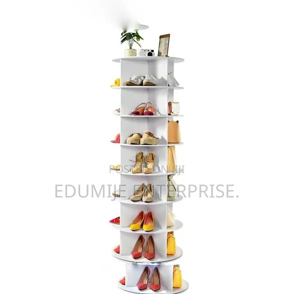 360° Rotating Shoe Rack