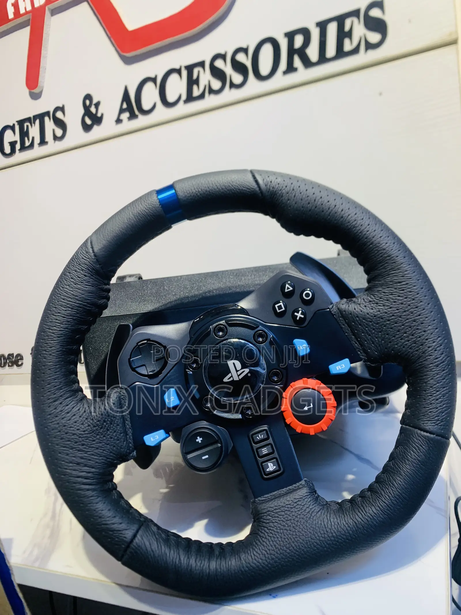 Logitech PlayStation G29 Driving Force Racing Wheel.