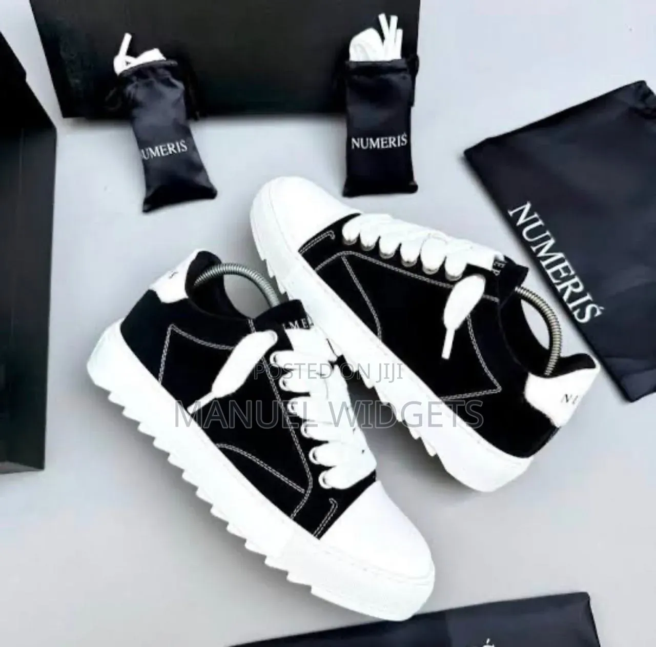 Numeris Atelier "Acrylic Black" Sneakers – Premium Quality