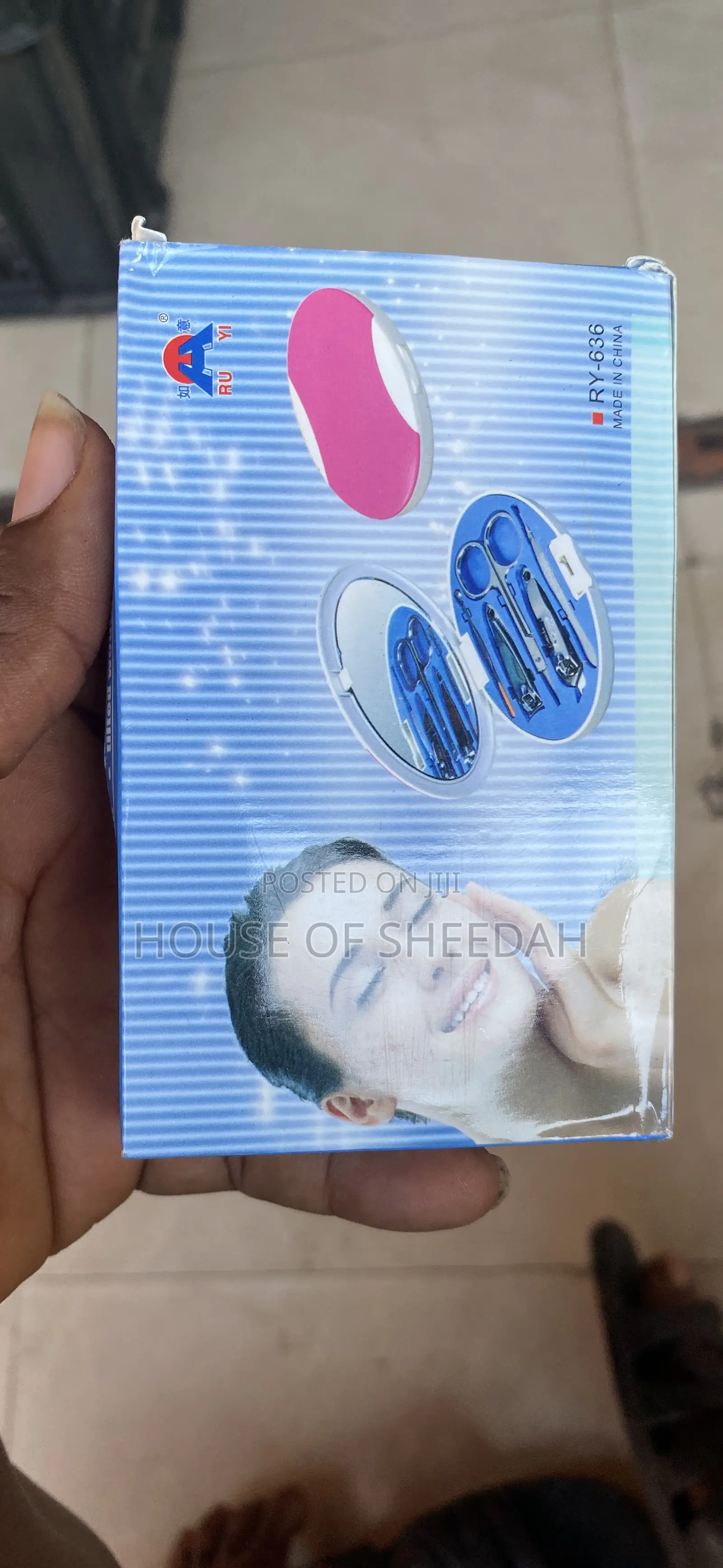 5-in-1 Manicure and Pedicure Set With Mirror