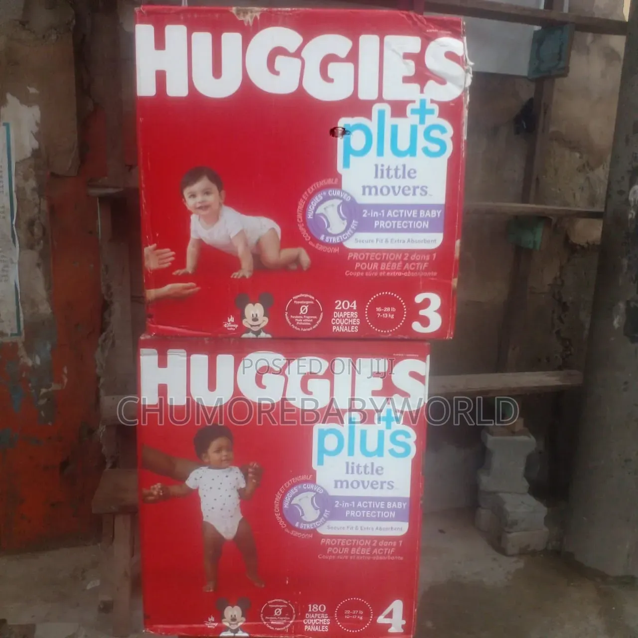 Huggies Carton Foriegn Diaper Size 1,2,3,4,5,6
