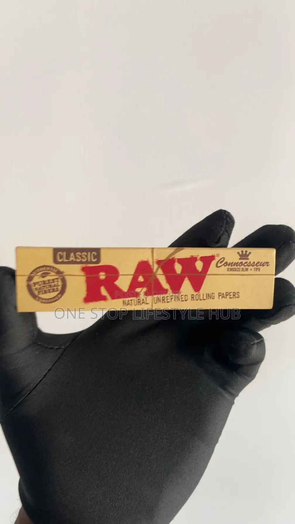 RAW Classic Connoisseur King Size Slim Rolling Papers + Tips