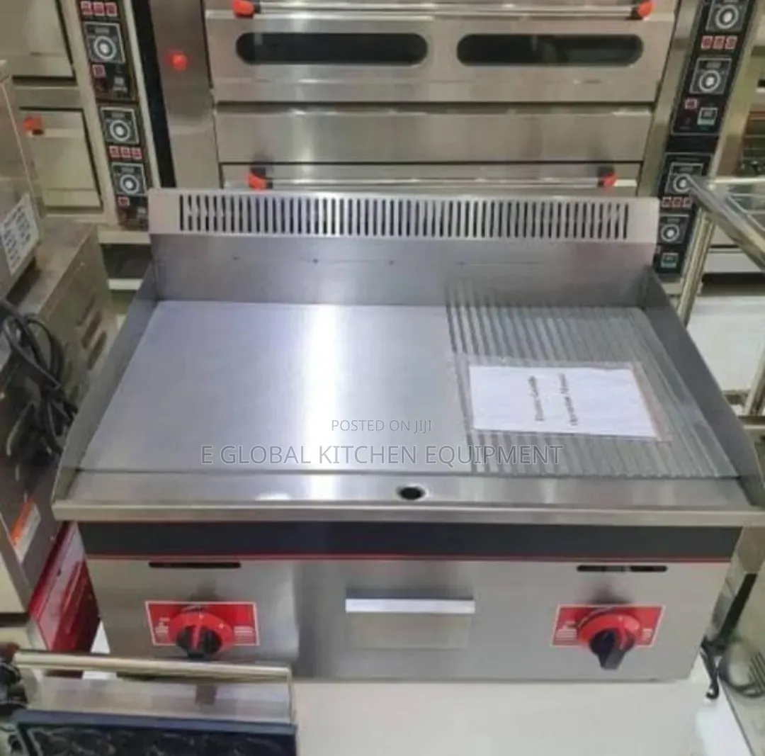Rough and Smooth Two Burners Gas Griddle