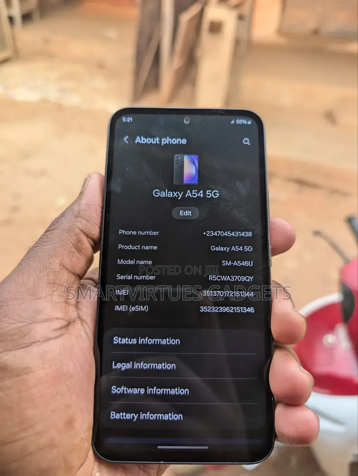 Samsung Galaxy A54 128 GB Black