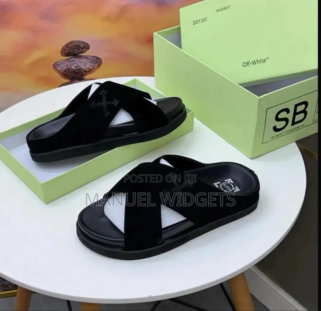 Off-White Pam – Premium Luxury Slides.