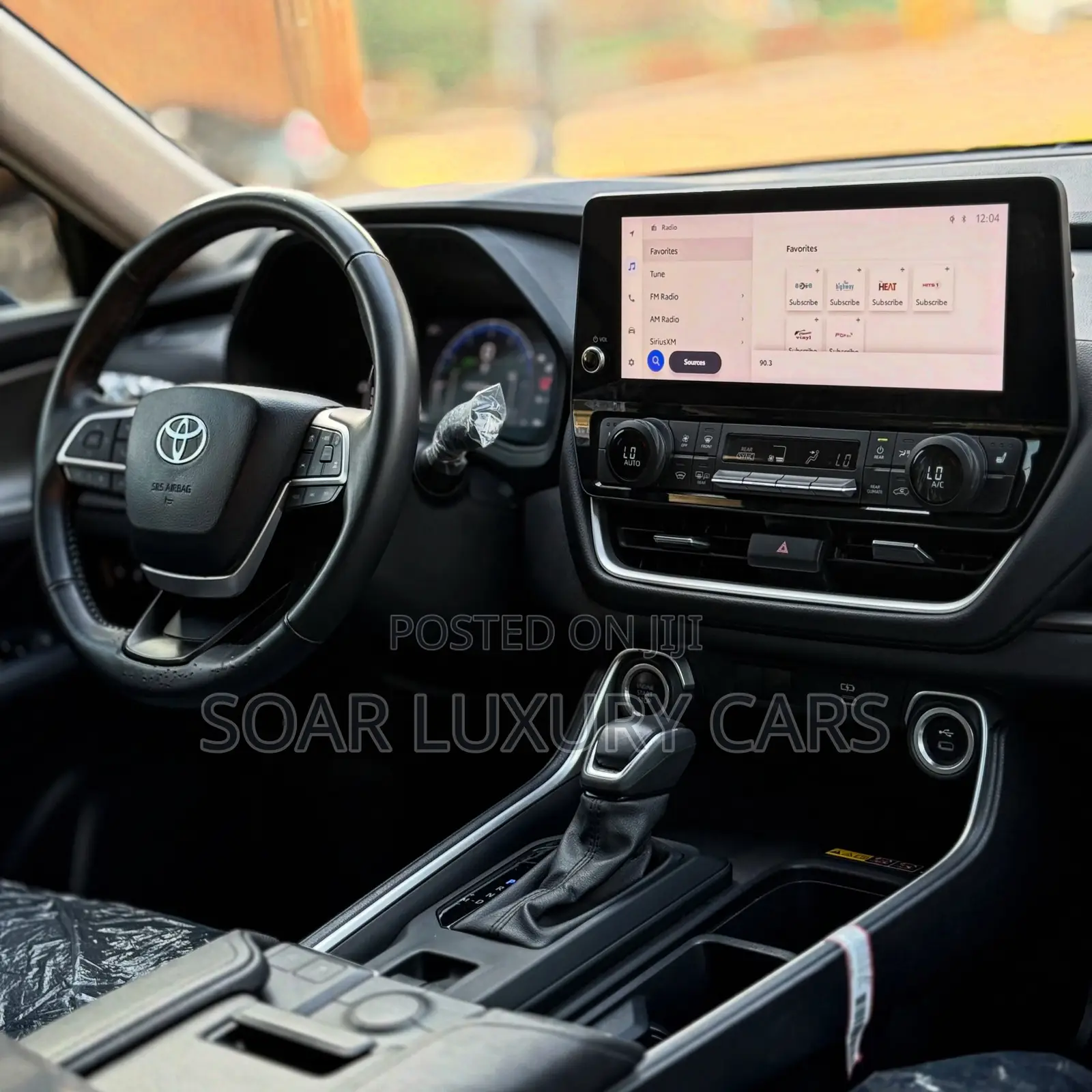 New Toyota Highlander XLE AWD 2024 Black