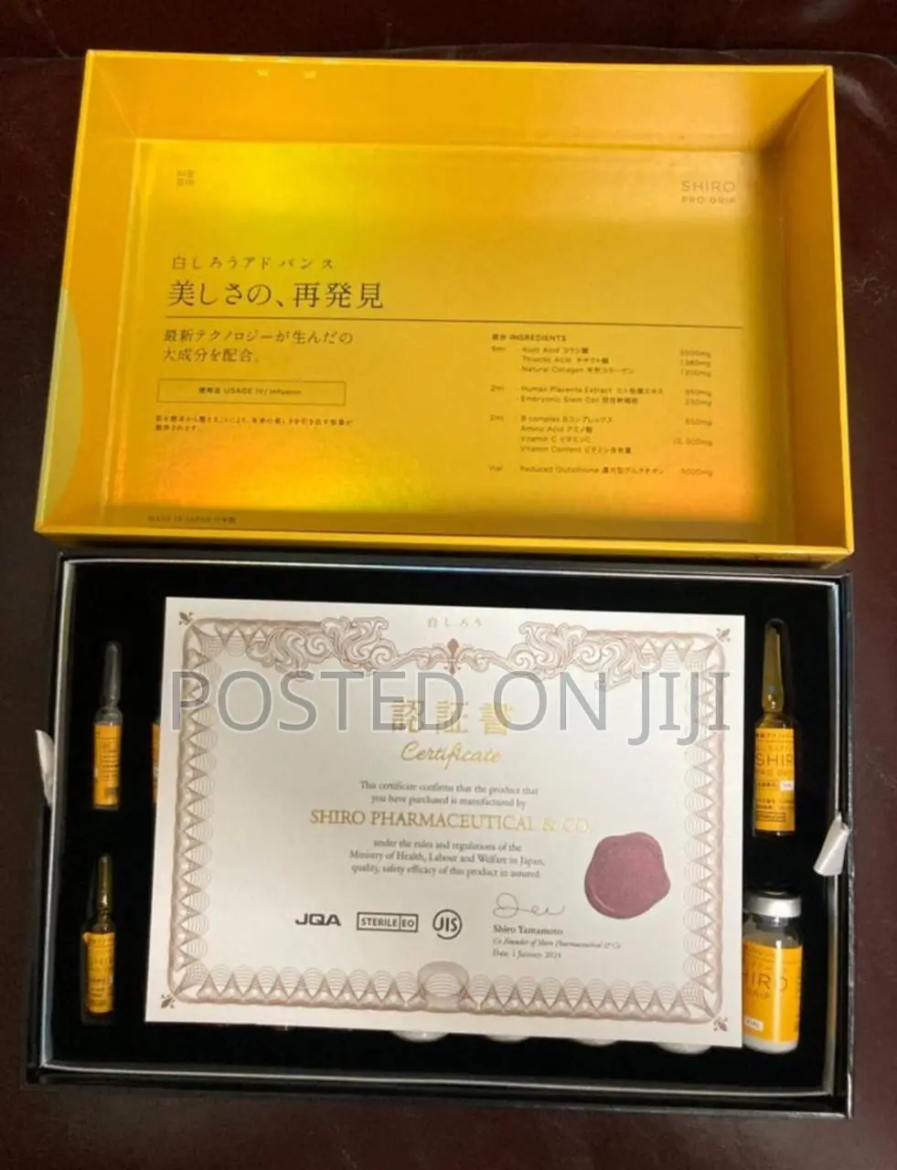 Shiro Pro Drip Skin Whitening Injection