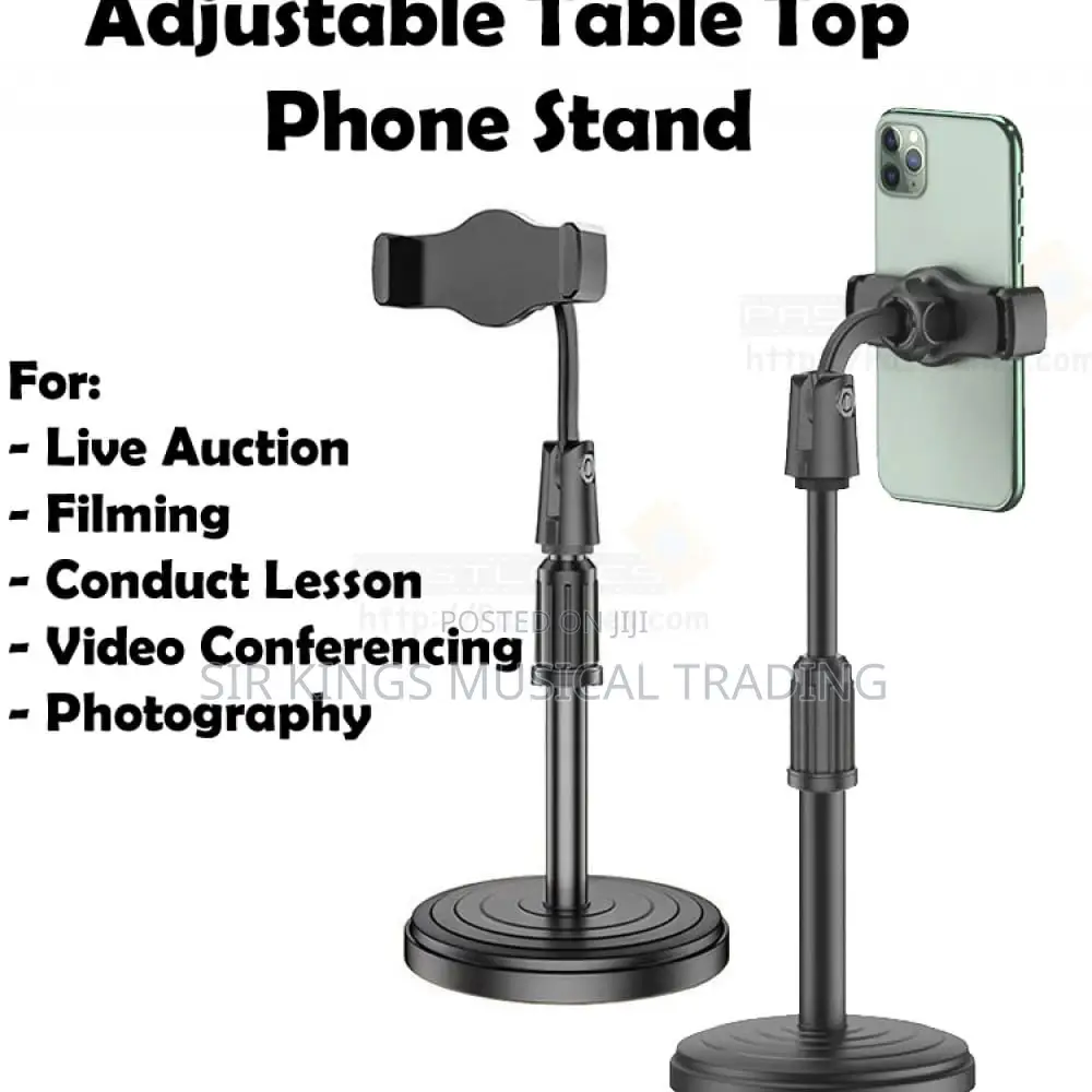 Adjustable Black Metal Boom Arm Stand