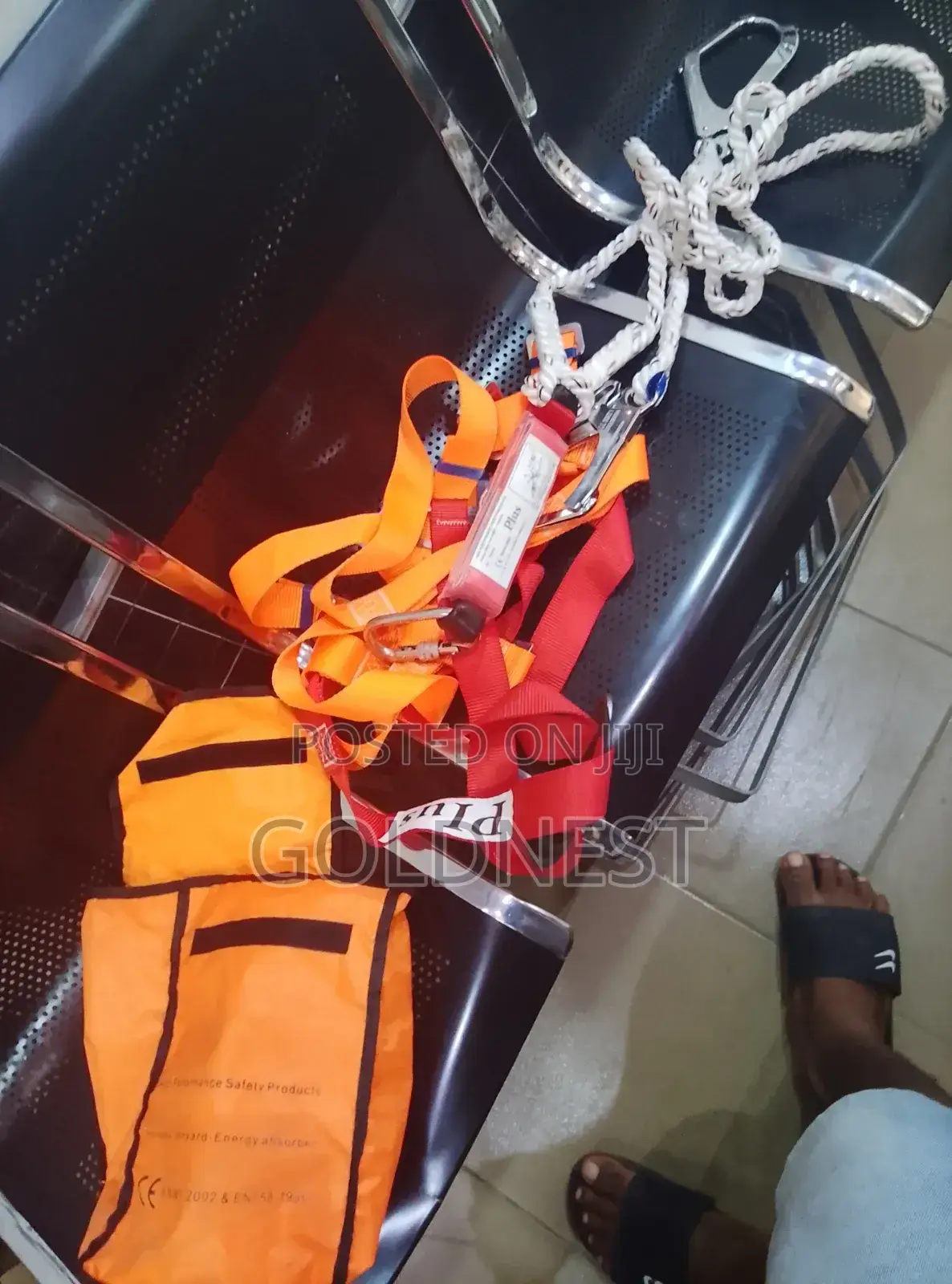 Safety Harness Belt With Double Hook