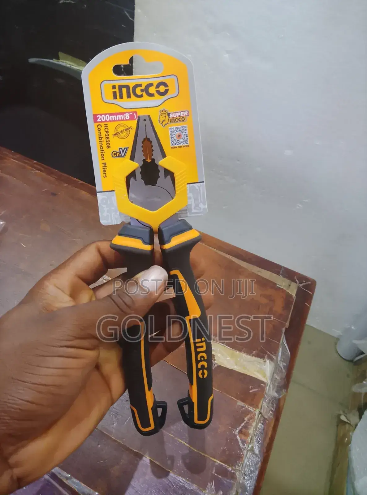 INGCO 8-Inch Combination Pliers.