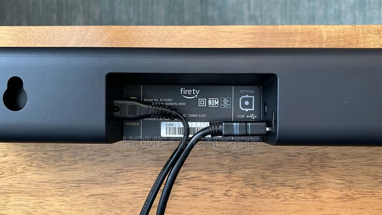 Amazon Fire TV Soundbar – EVG487 | Powerful Sound for Your TV