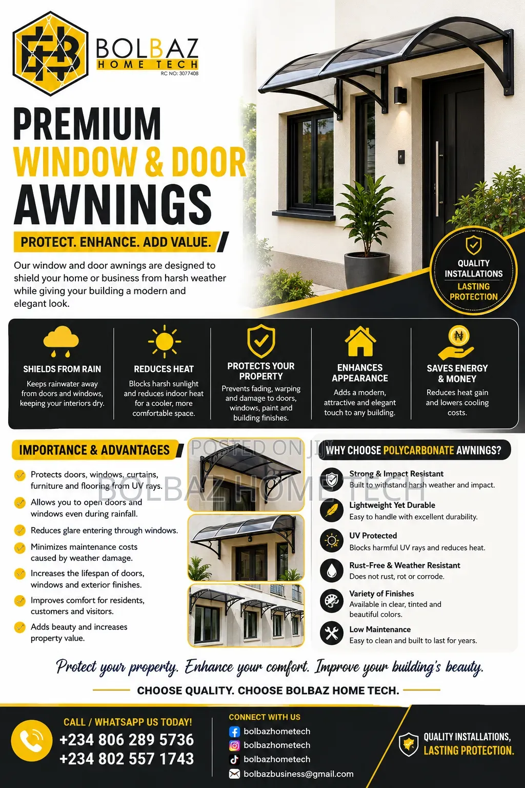 Window/Door Awnings