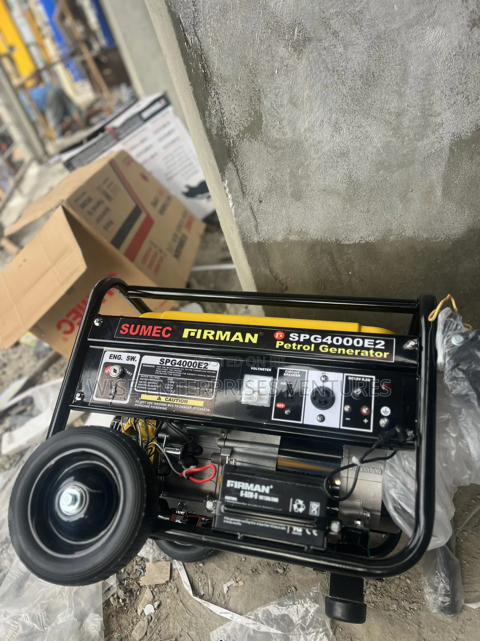 Sumec Firman Spg4000e2 4.5kva 100% Copper Coil