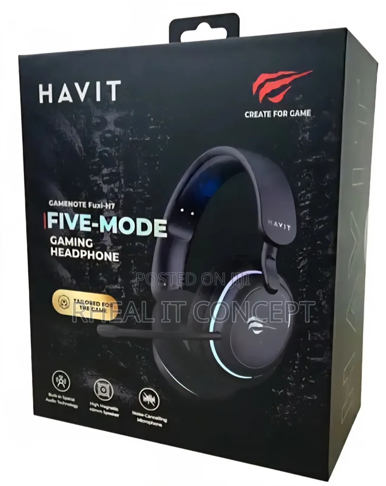 Havit Gamenote Fuxi-H7 Five Mode Gaming Headphone With Noise Canceling