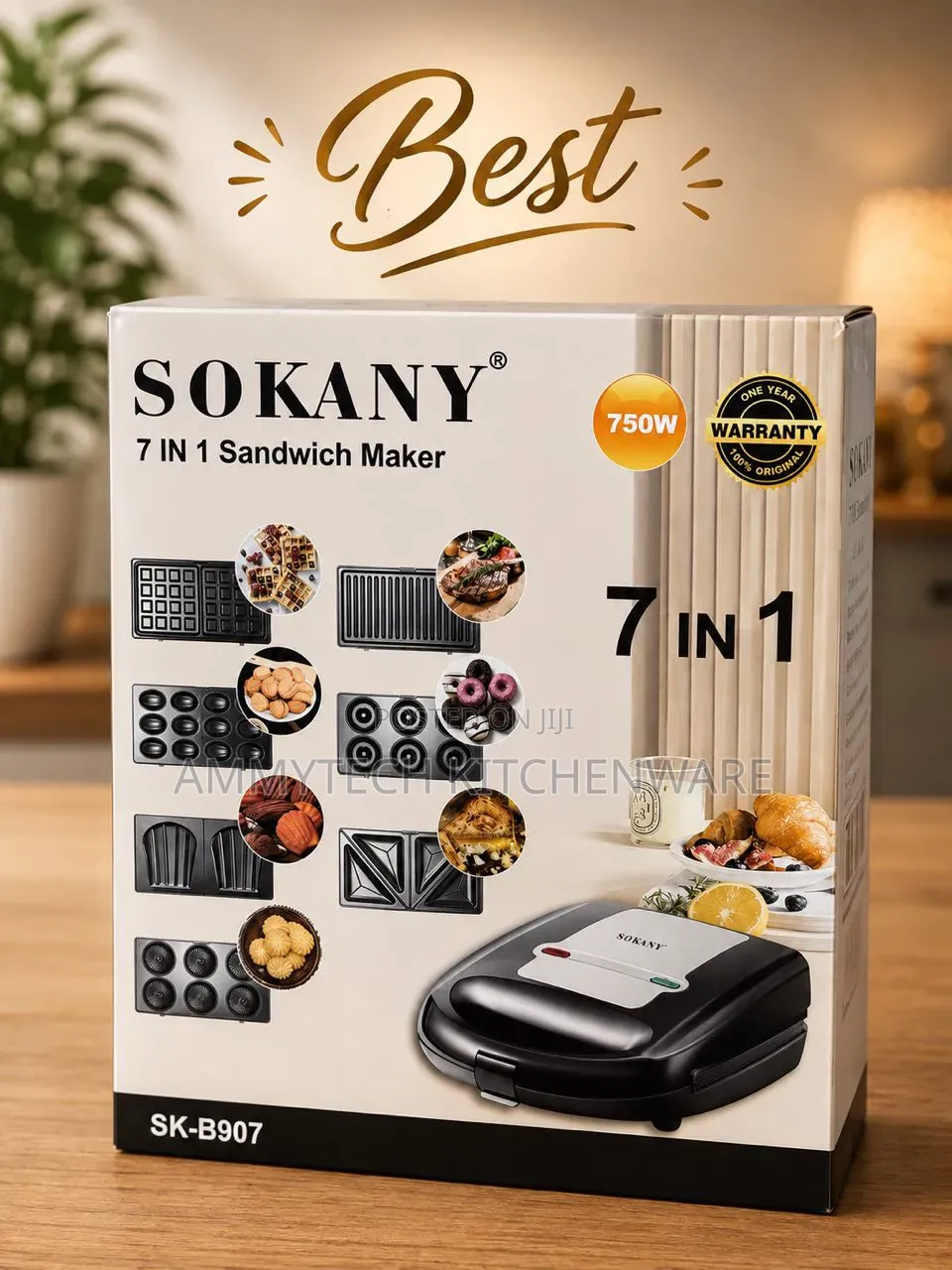 Best 7in1 Sokany Sandwich Maker