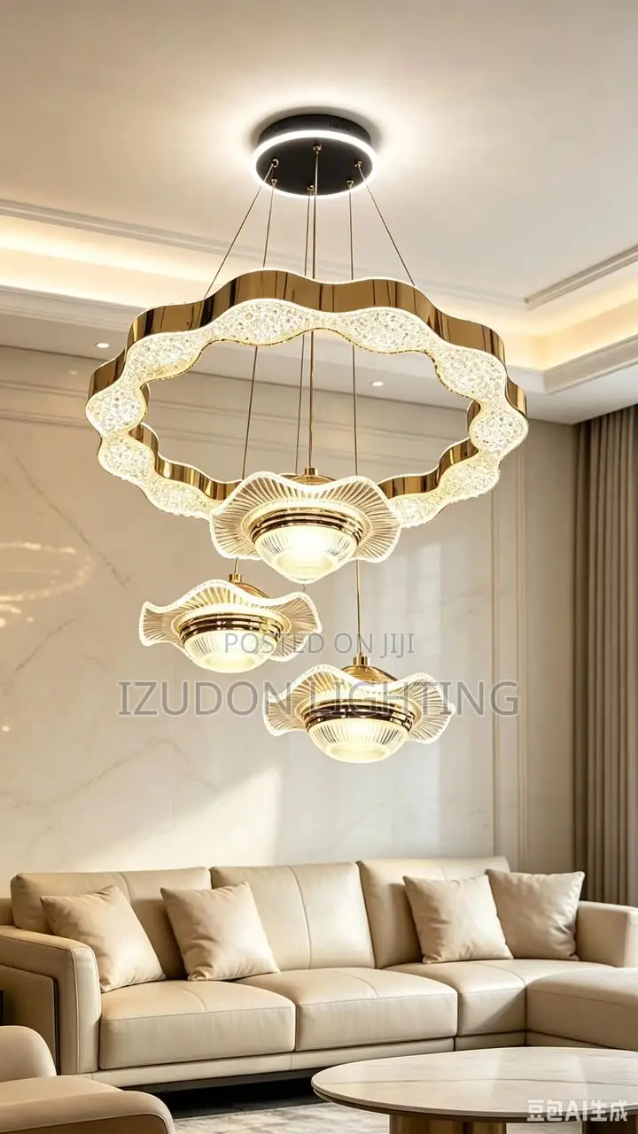 Premium Quality Led Gold Chandelier Light