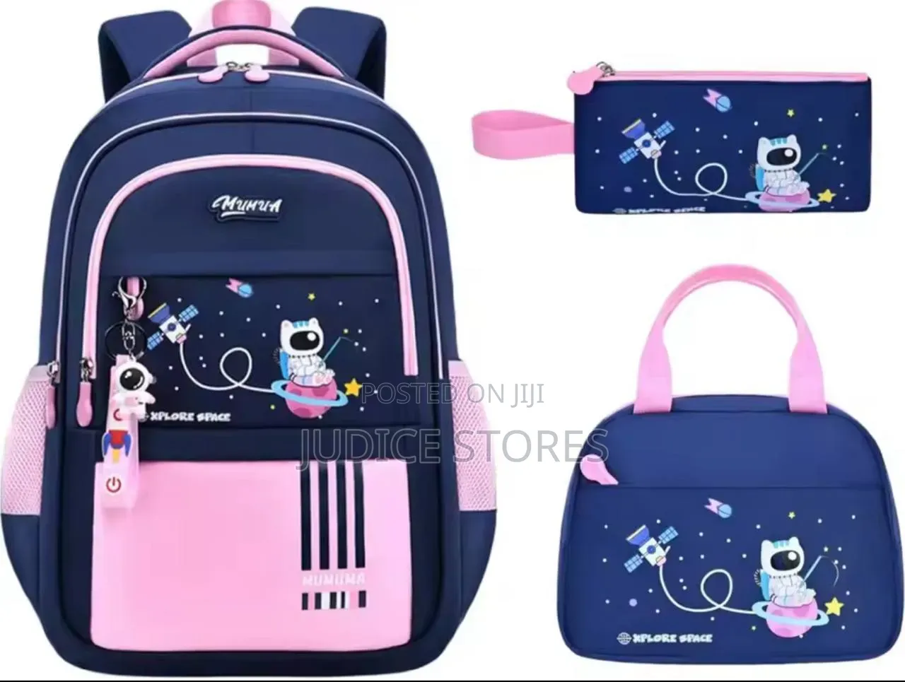 3 PCs/ Set School Backpack With Lunch Bag Pencil Bag