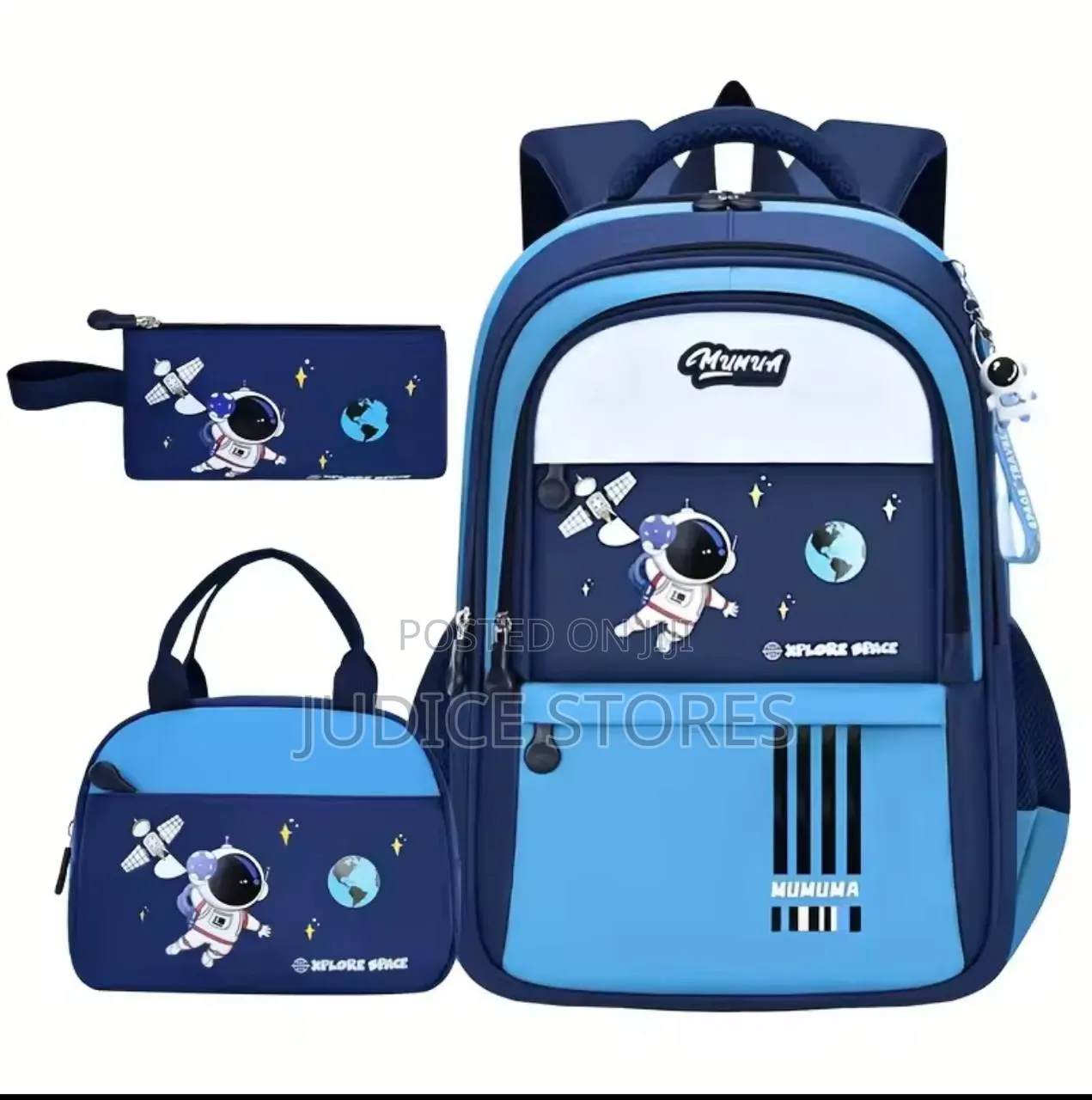 3 PCs/ Set School Backpack With Lunch Bag Pencil Bag