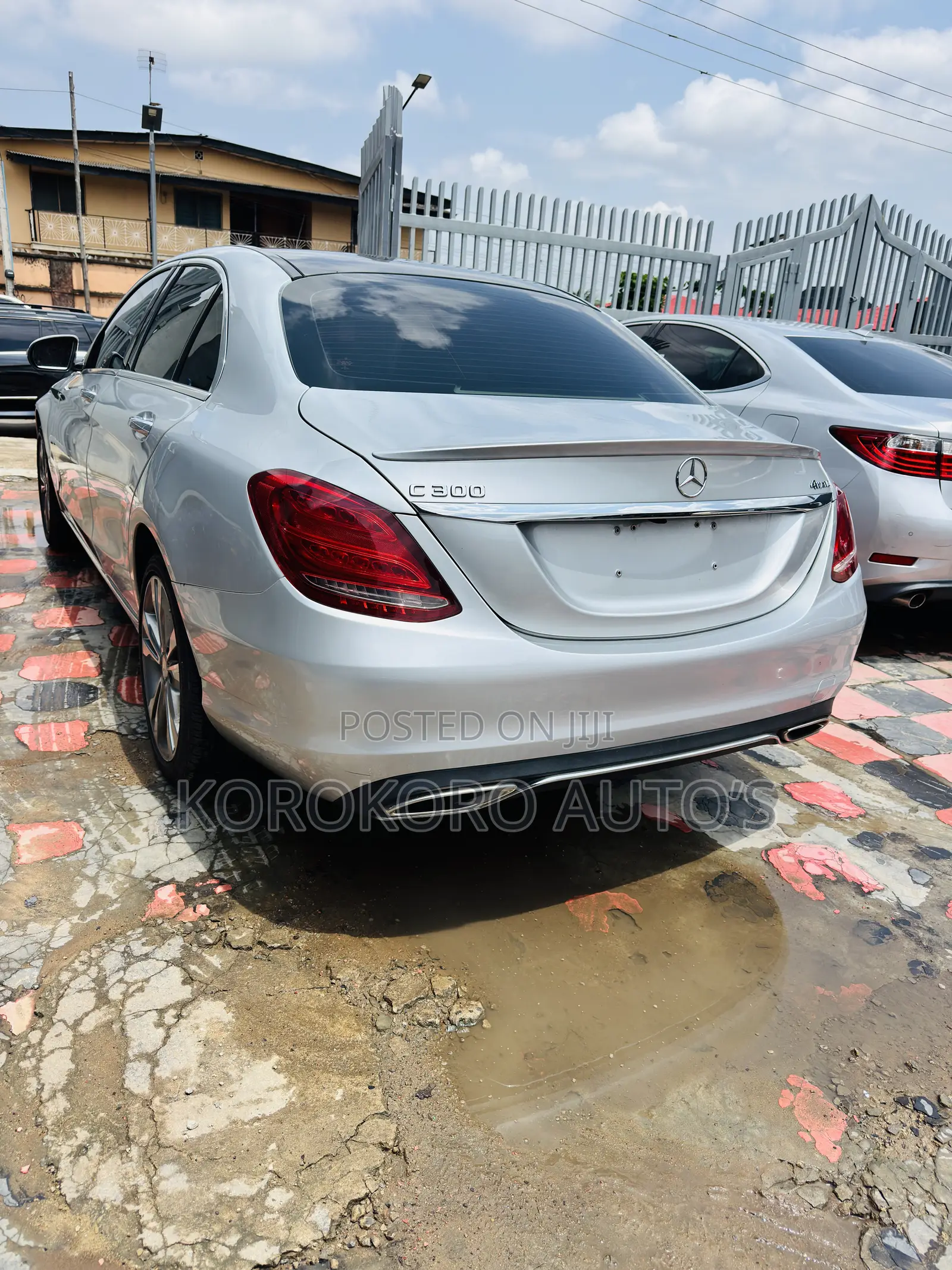 Mercedes-Benz C300 Luxury 4Matic Sedan AWD (2.0L 4cyl 7A) 2016 Silver