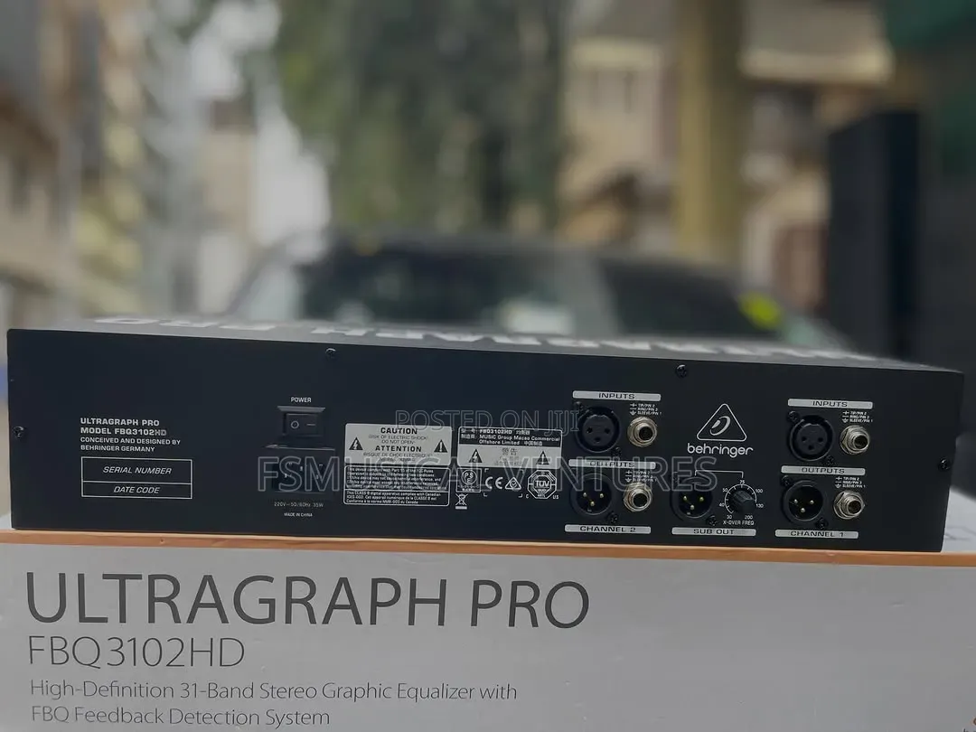Behringer Ultragraph Pro Fbq3102hd Equalizer