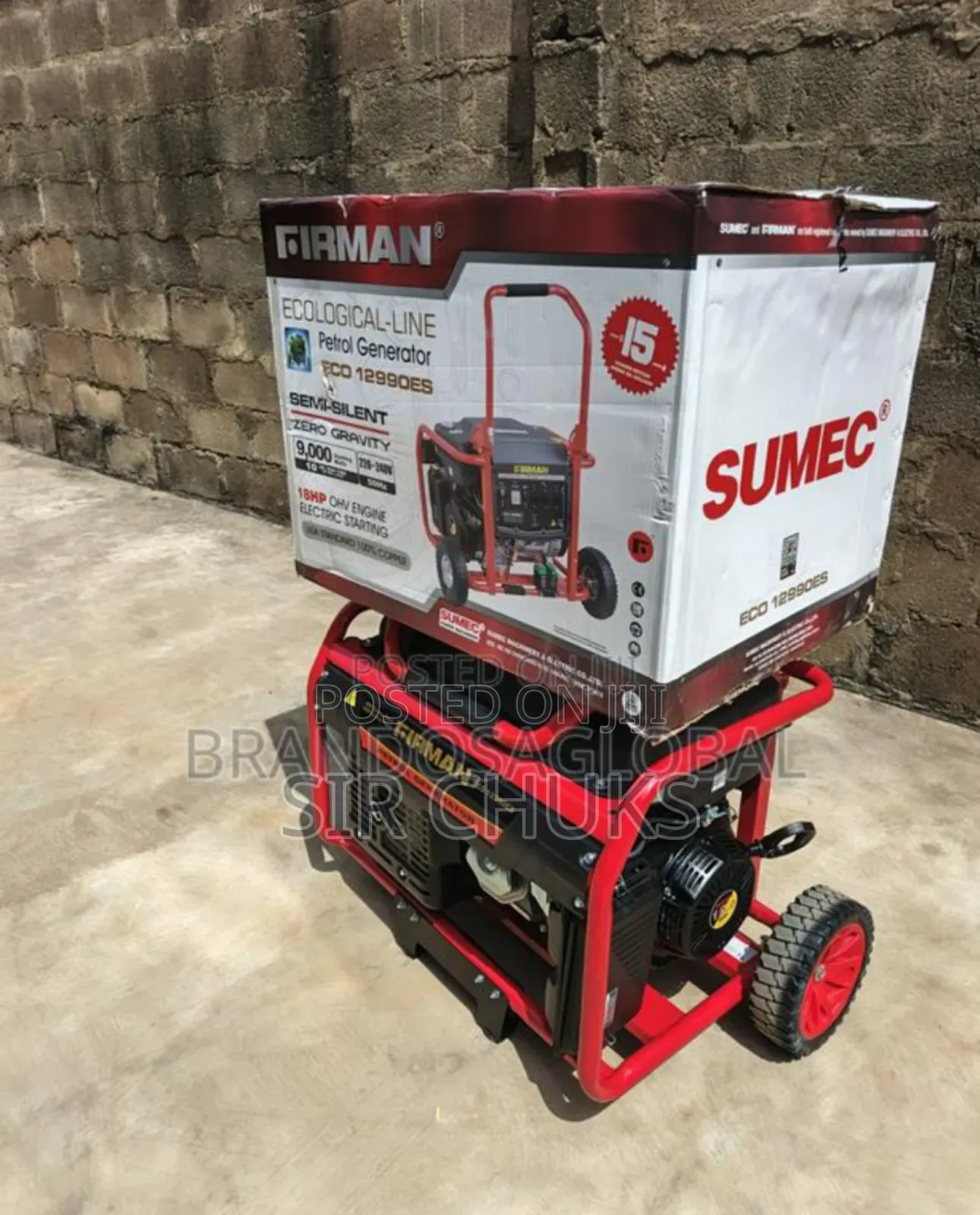 SUMEC FIRMAN 9kva Eco12990es 100% Copper Generator Lagos to Abuja