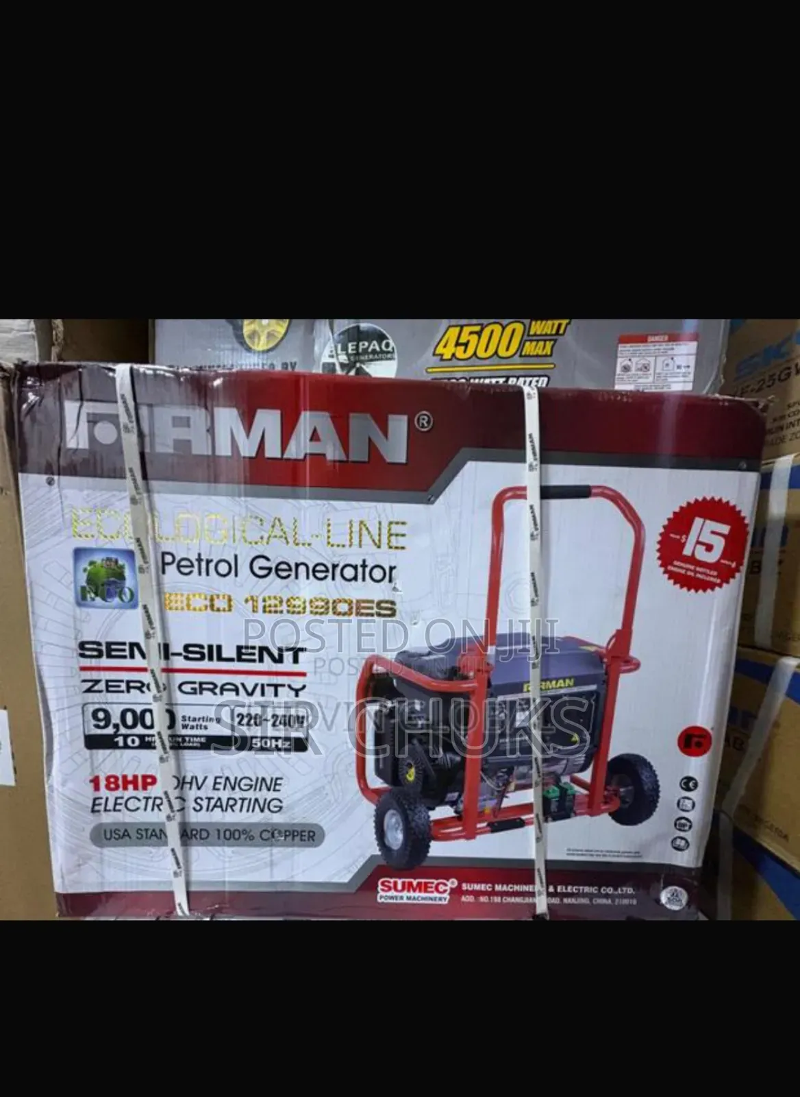 SUMEC FIRMAN 9kva Eco12990es 100% Copper Generator Lagos to Abuja