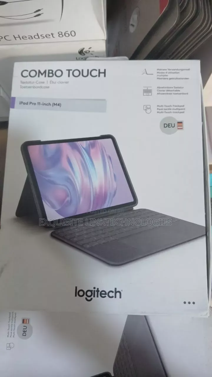 Combo Touch iPad Air 11 Pro, M2,m3,m4 Keyboard