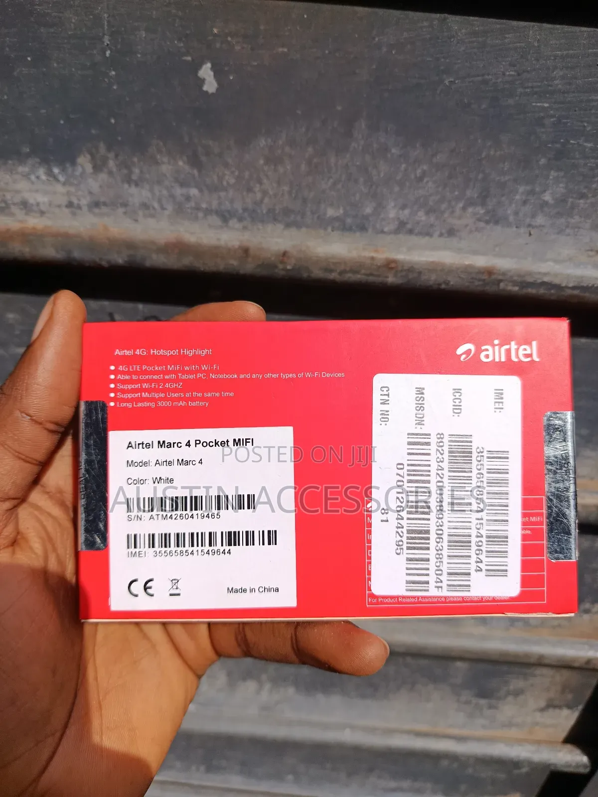 Airtel 4G LTE Mobile WiFi Router (MiFi) – Portable High-Speed Internet