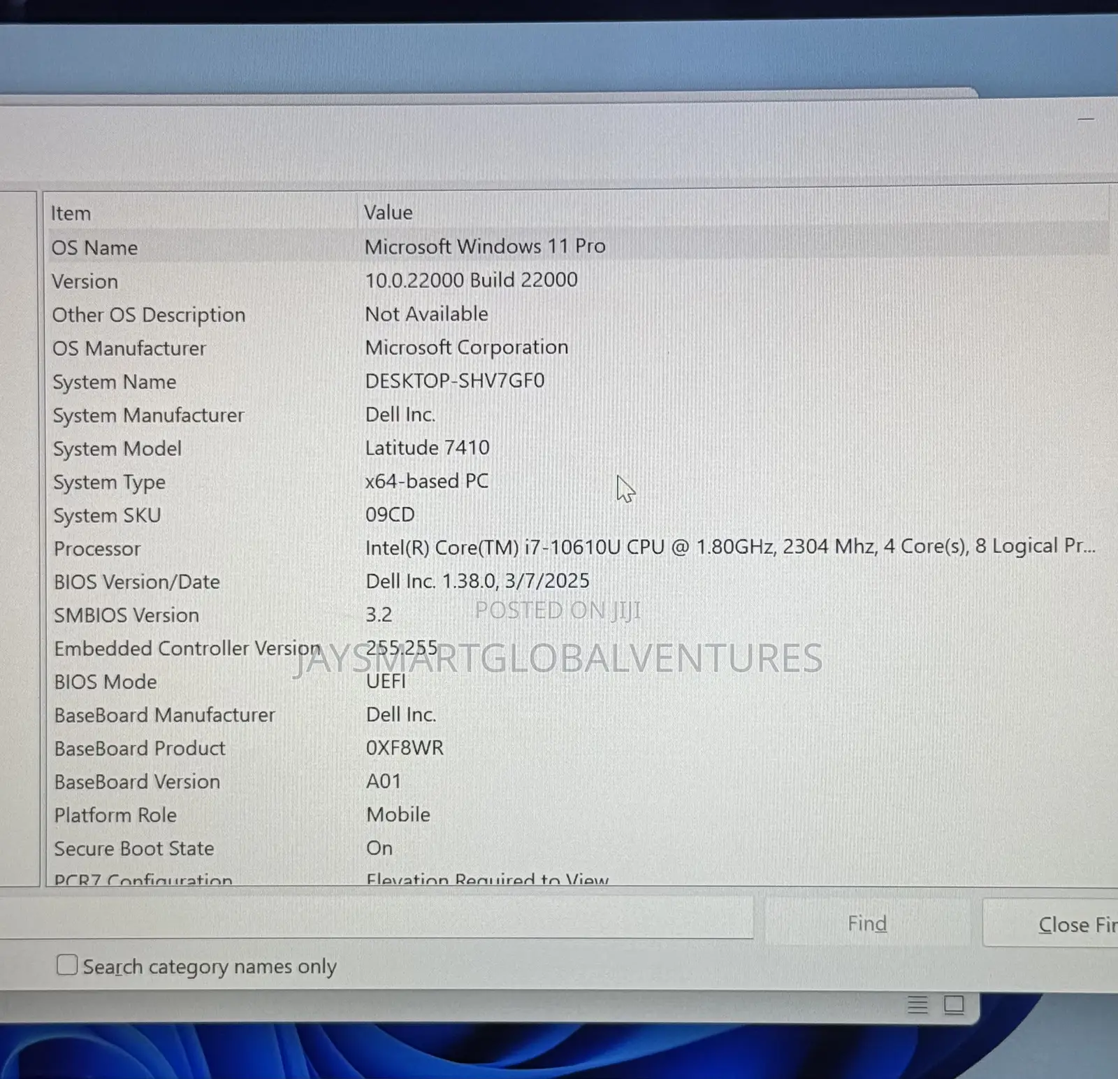 Laptop Dell Latitude 7410 32GB Intel Core i7 SSD 512GB