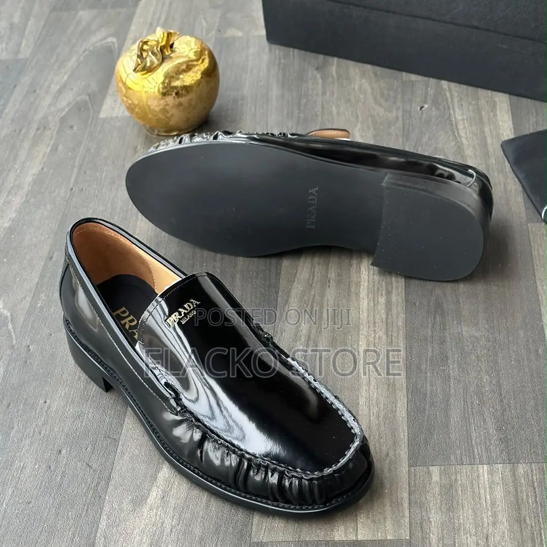 Original Prada Patent Vintage Loafers Shoes