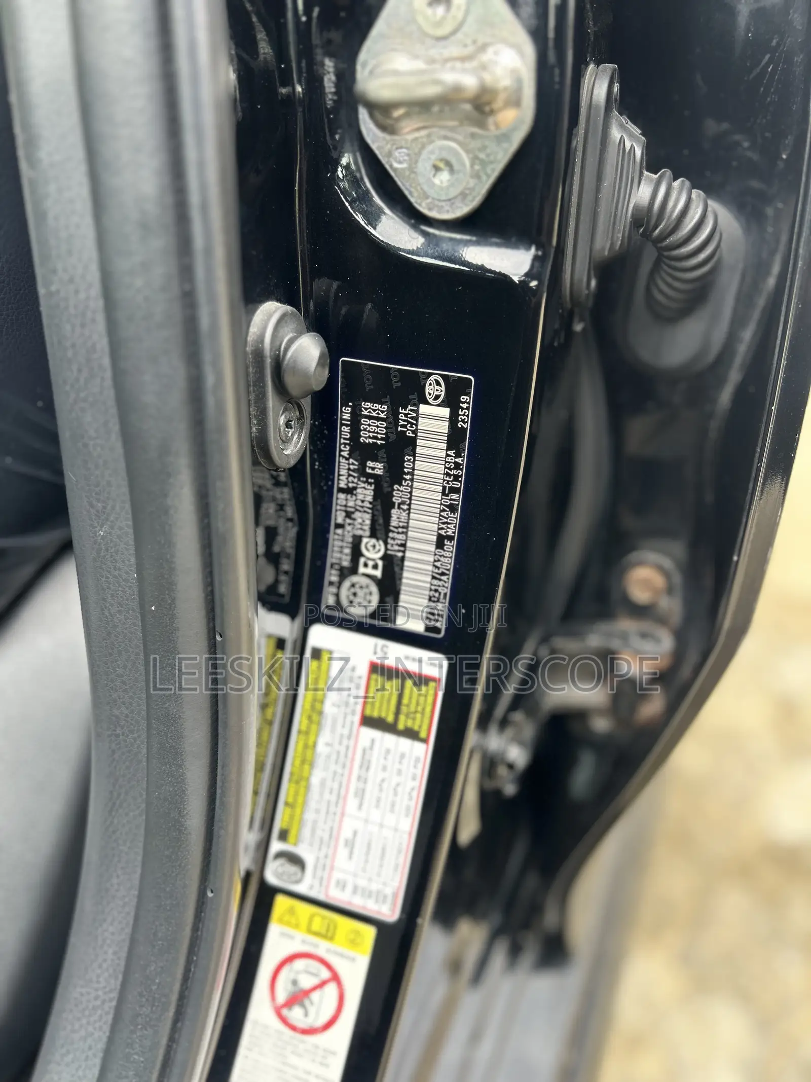 Toyota Camry 2020 Black