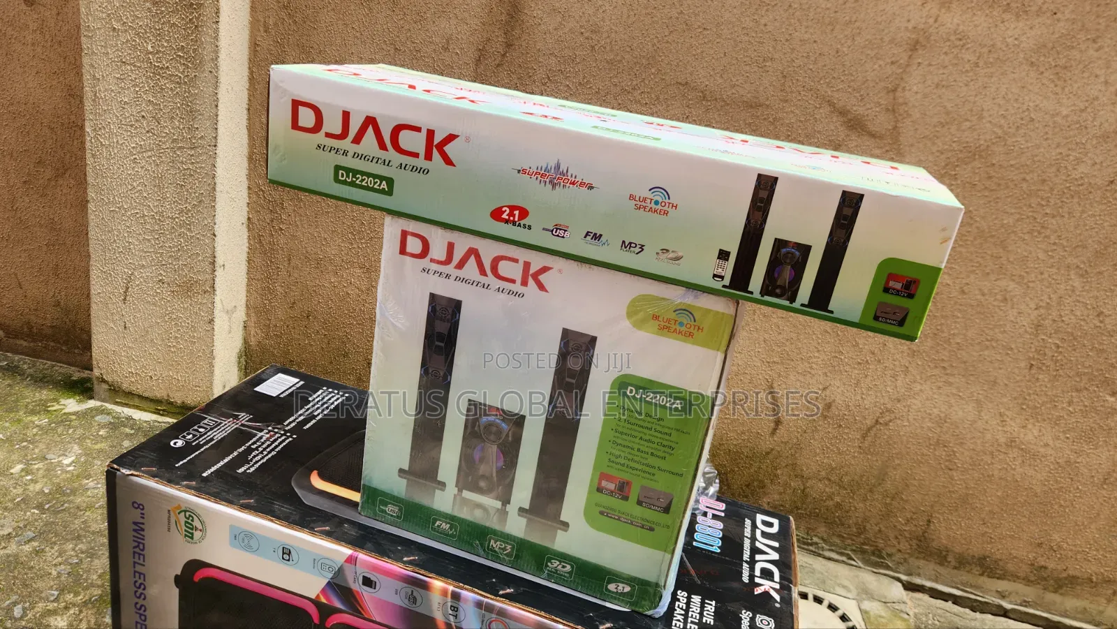 DJACK 2.1 X-Bass Bluetooth Multimedia Speaker System