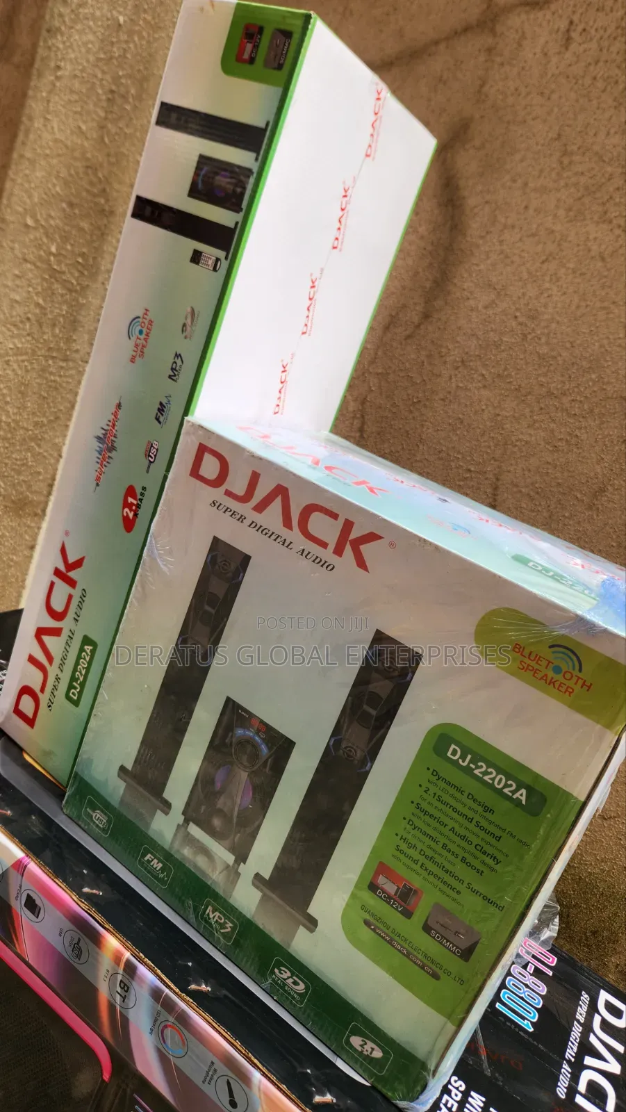 DJACK DJ-2202A Bluetooth Speaker With Subwoofer