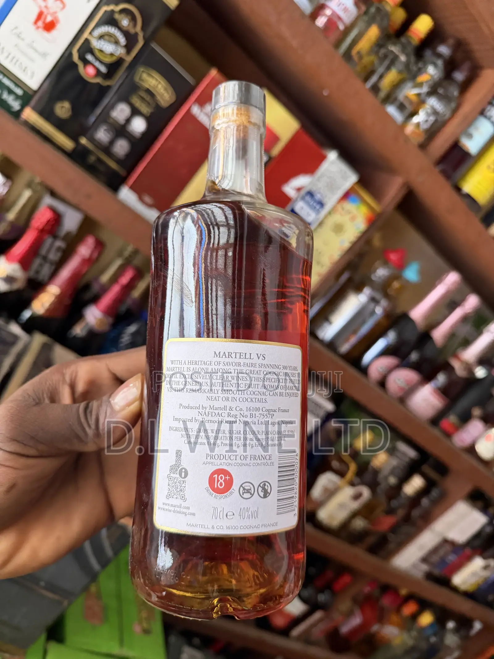 Martell VS Cartoon of 12 Bottles