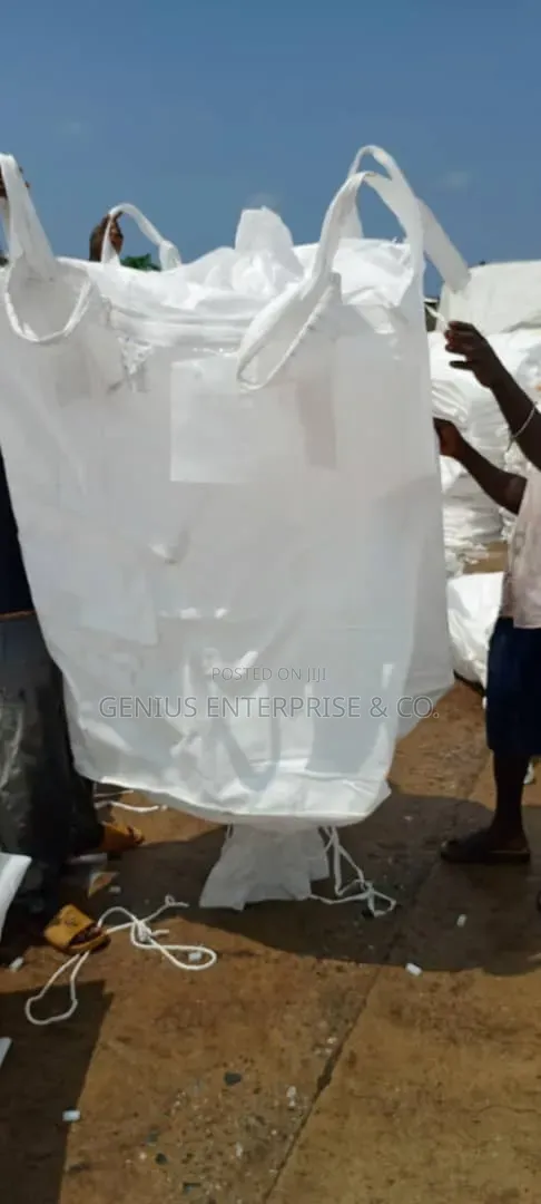 1000kg/1t Jumbo Pp Woven Container Bag With Inlet and Discharge Spoul
