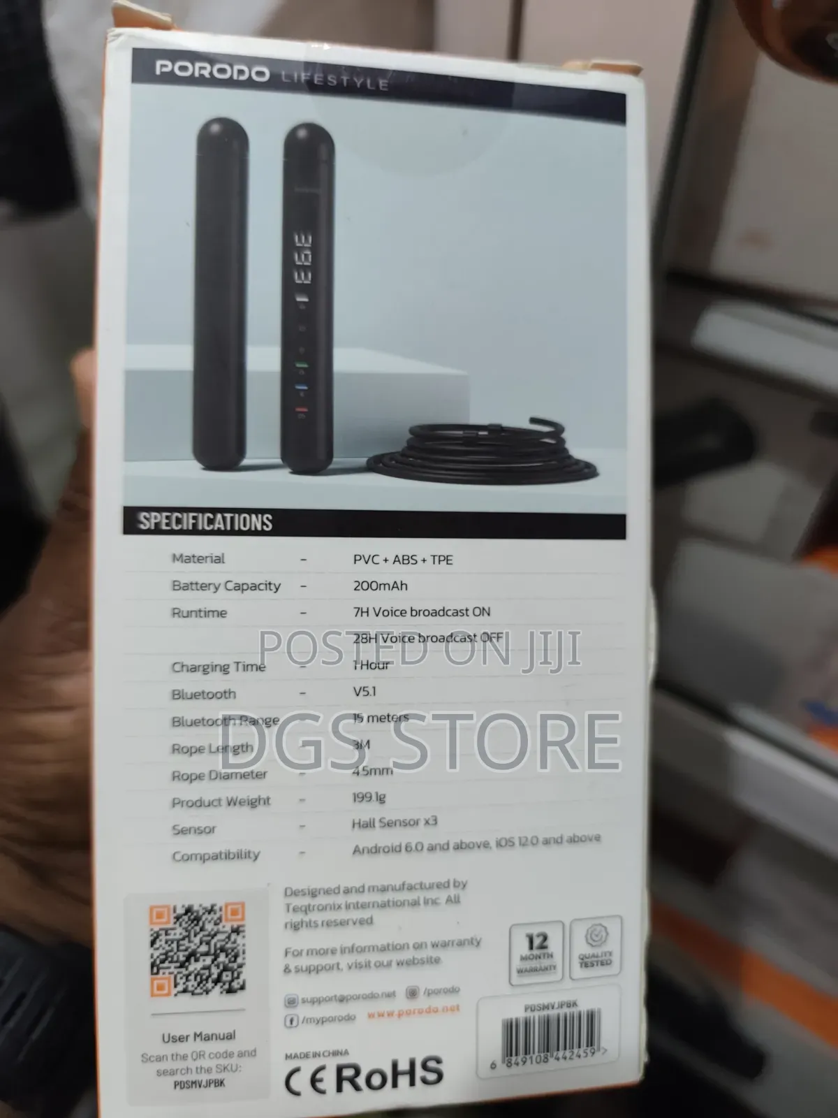 Porodo Smart Skipping Rope