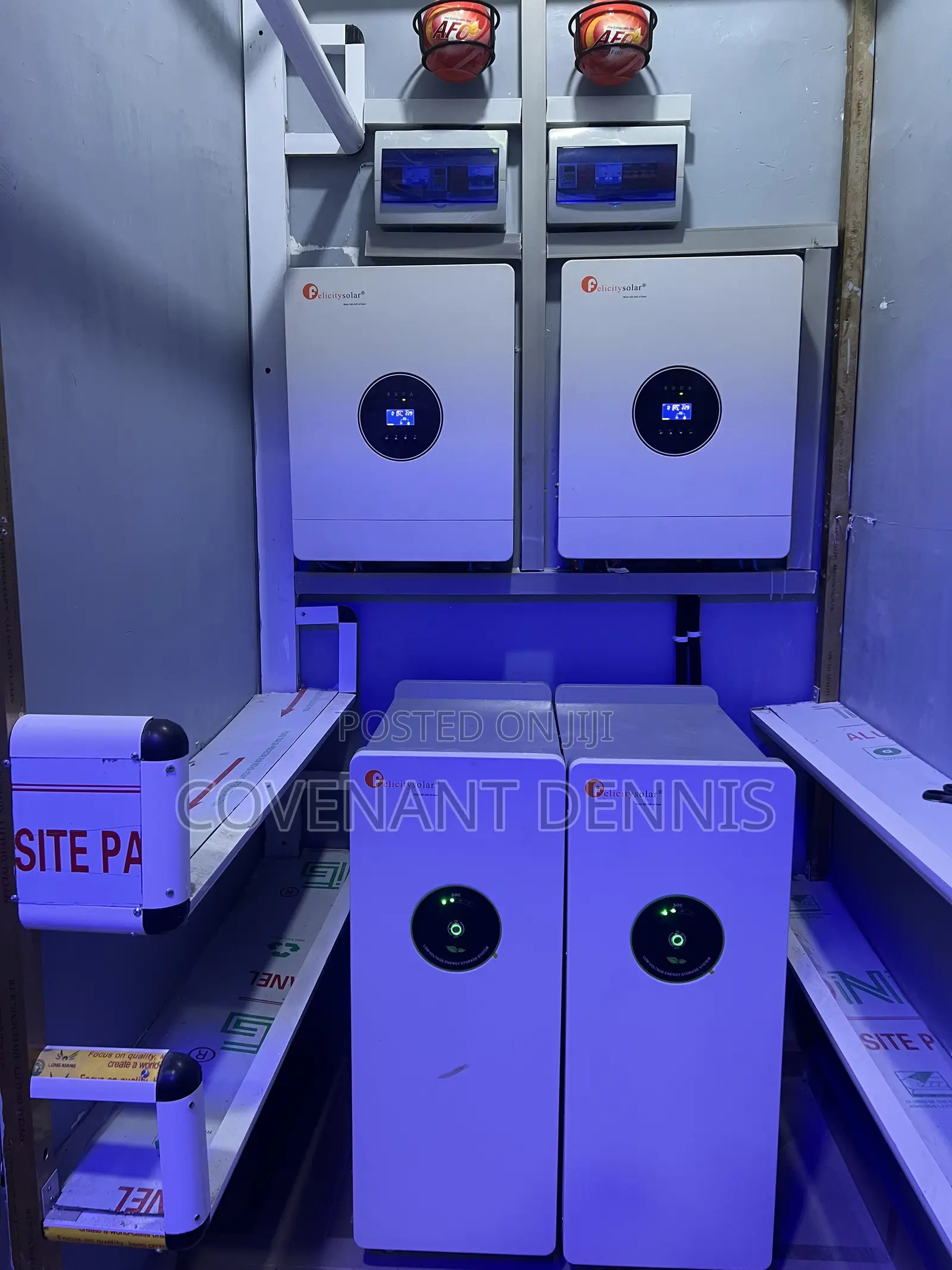 Felicity 24kva Inverter With 30kwh Lithium Battery Full Set Up