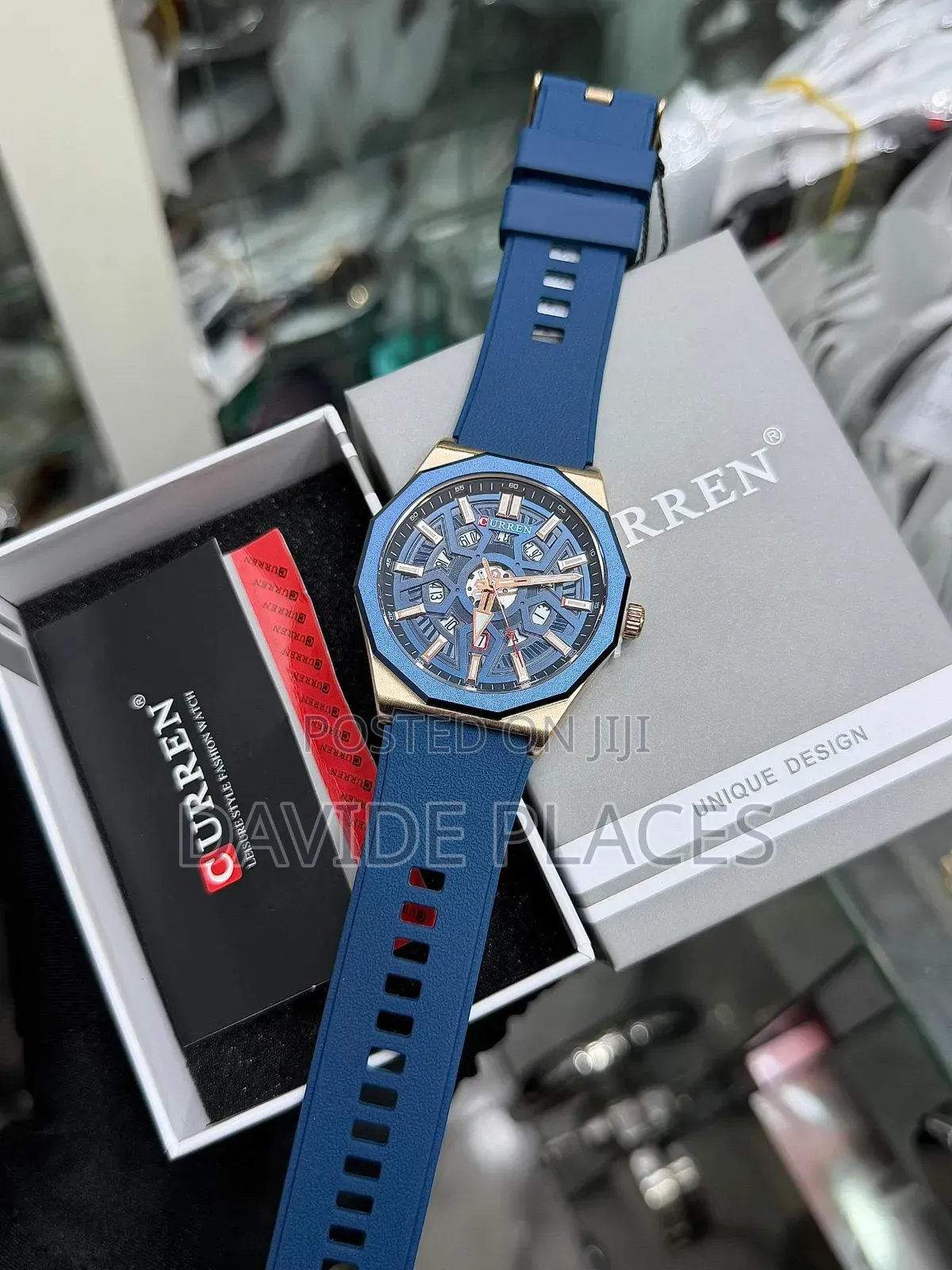 Curren Skeleton Sport Engine, Waterproof, Sapphire Glass Wristwatch